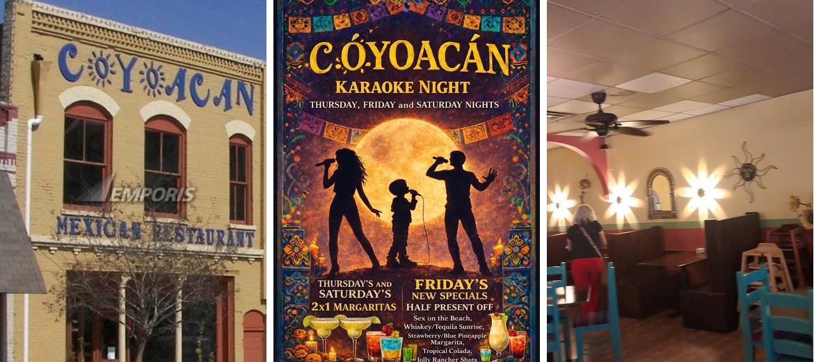Coyoacan Mexican Restaurant Menu