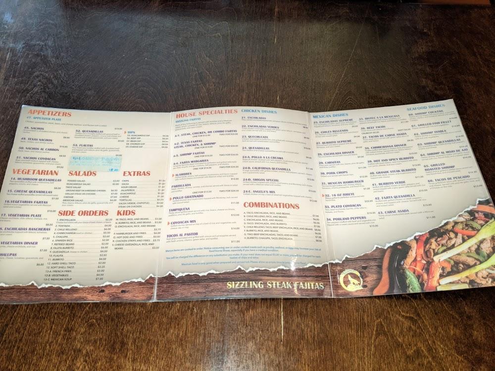 Coyoacan Mexican Restaurant Menu image 2